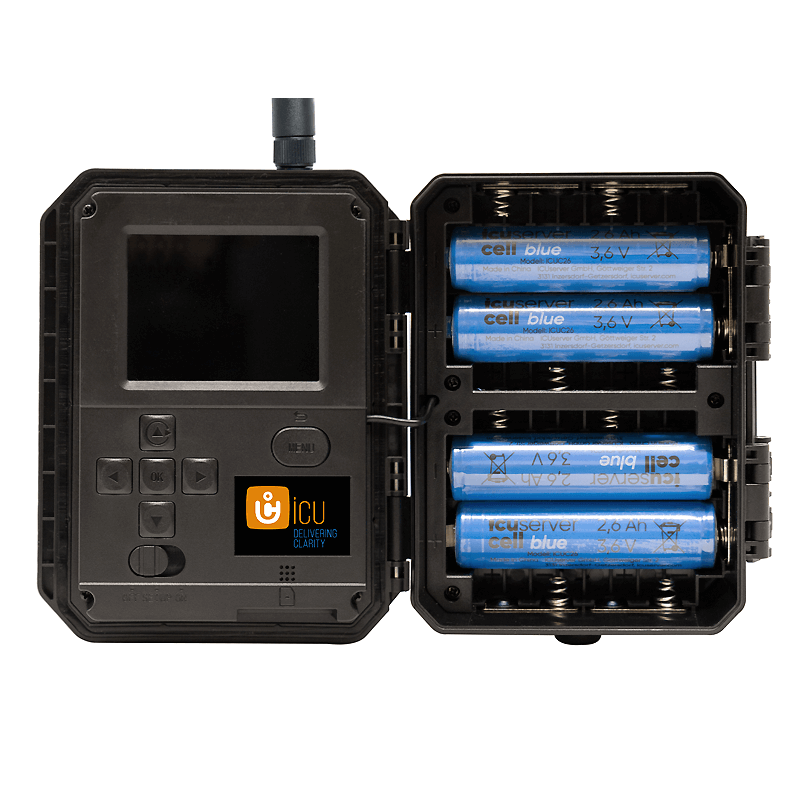 Alimenté par 4x 18650 ou 8x piles AA