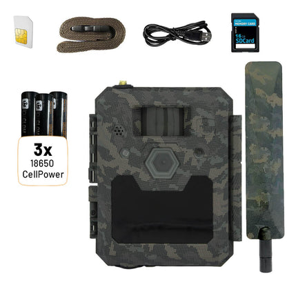 ICU CLOM Cam 6 Bundle inkl. 3x CellPower Schwarz