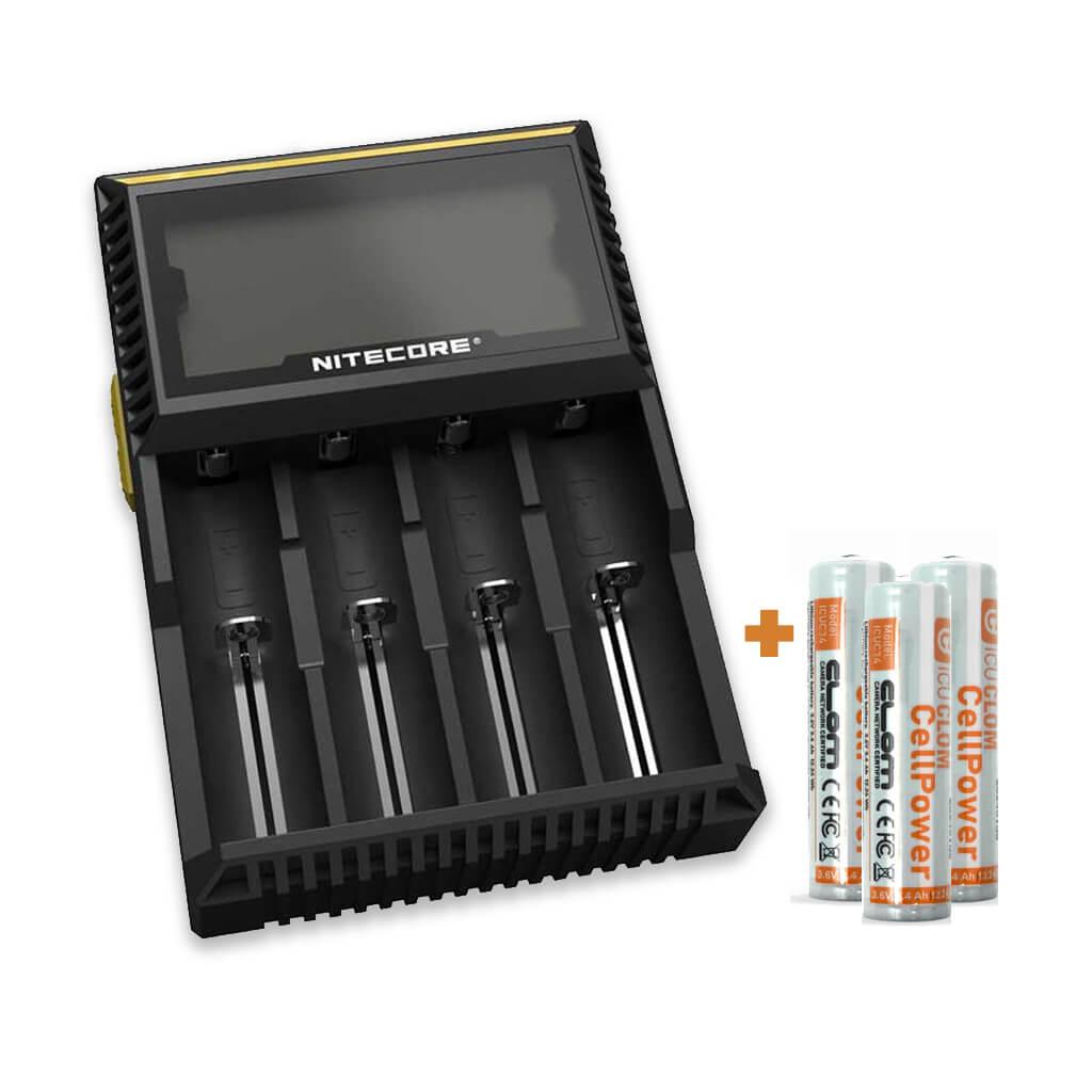 Power Up Deal: Premium Charger and 3x CellPower White 18650